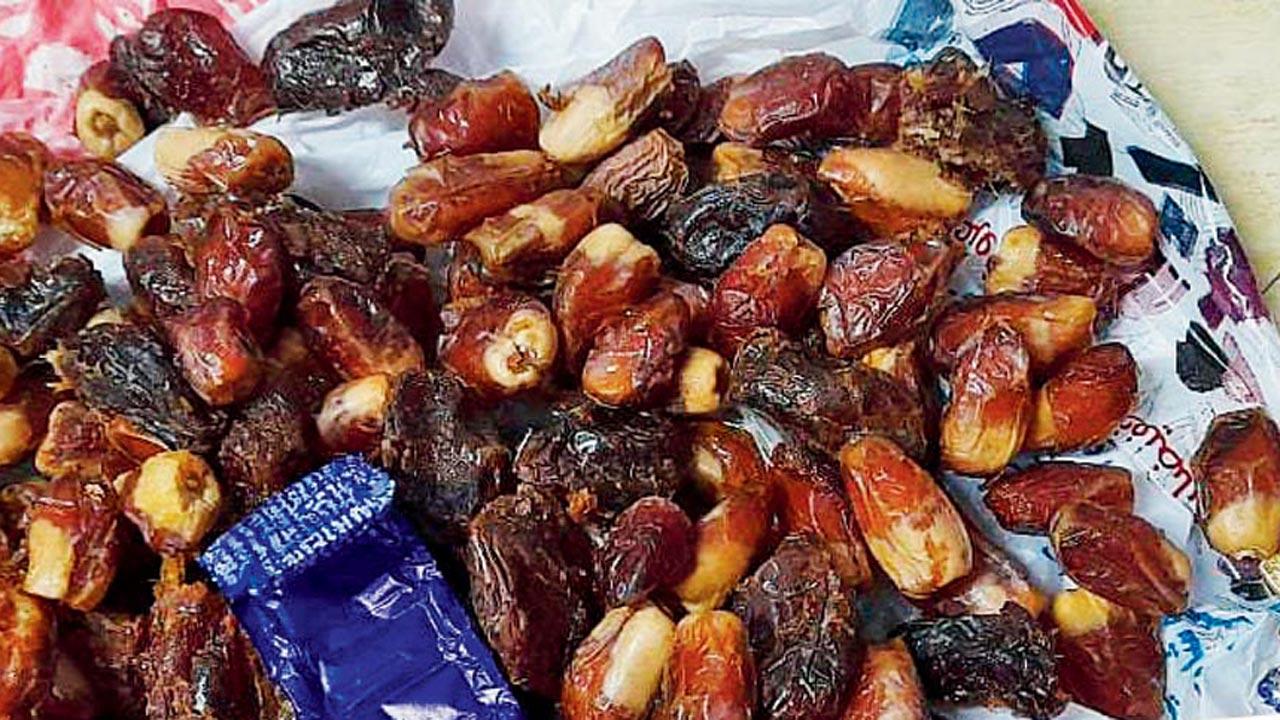 Dates used to conceal the gold  