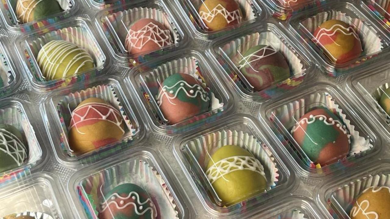 Many from Mumbai's Catholic community not only make marzipan Easter Eggs but also chocolate and decorate them with unique designs.