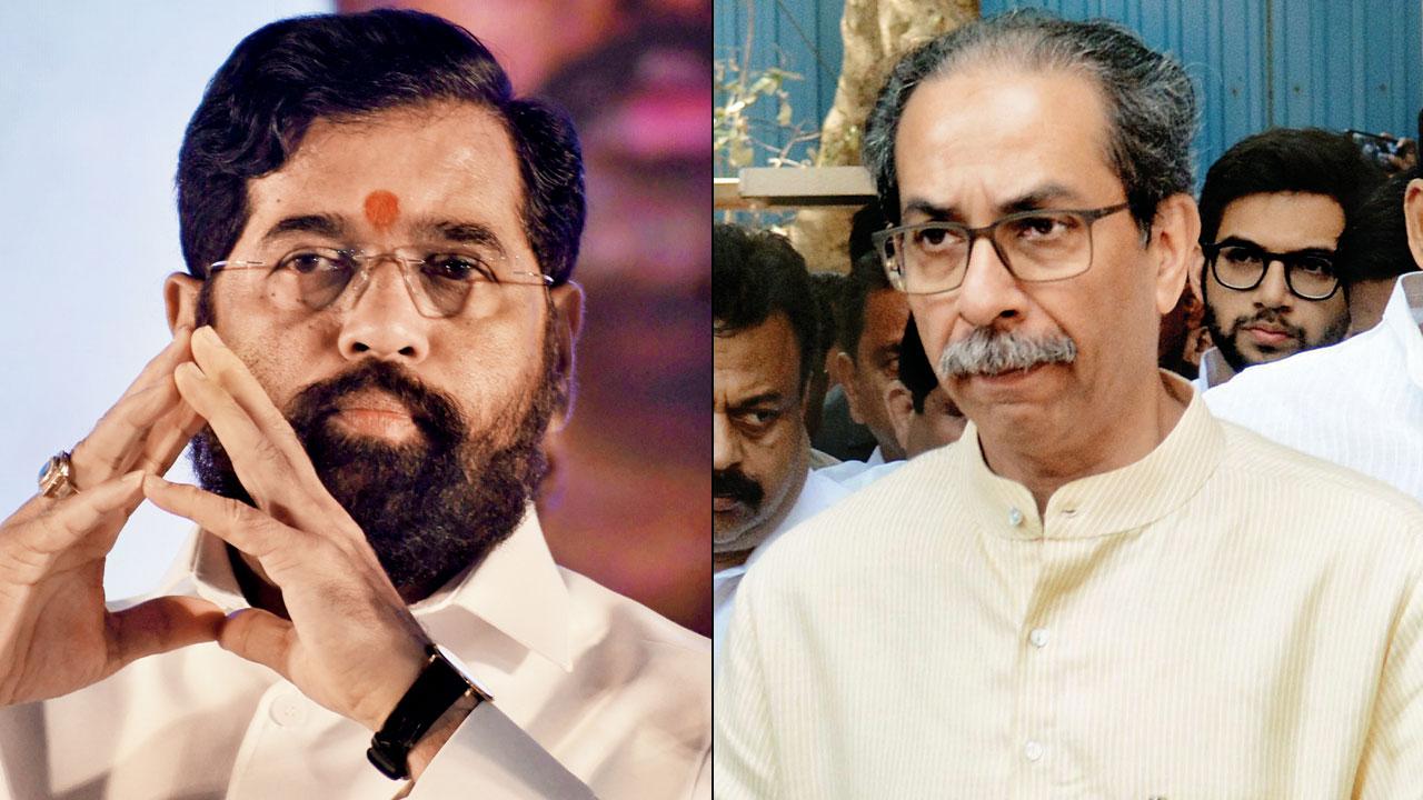 Eknath Shinde and Uddhav Thackeray