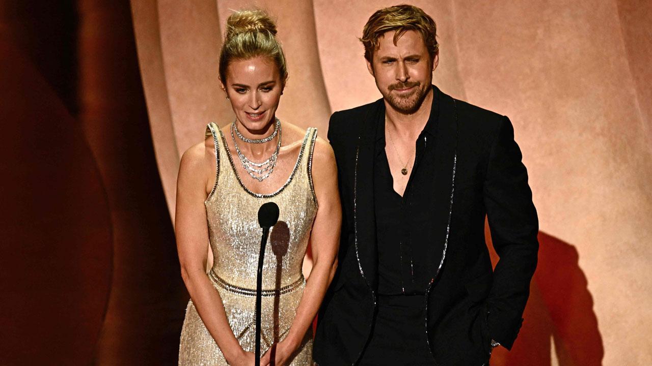 Oscars 2024: Emily Blunt and Ryan Gosling discuss 'Barbenheimer rivalry on stage