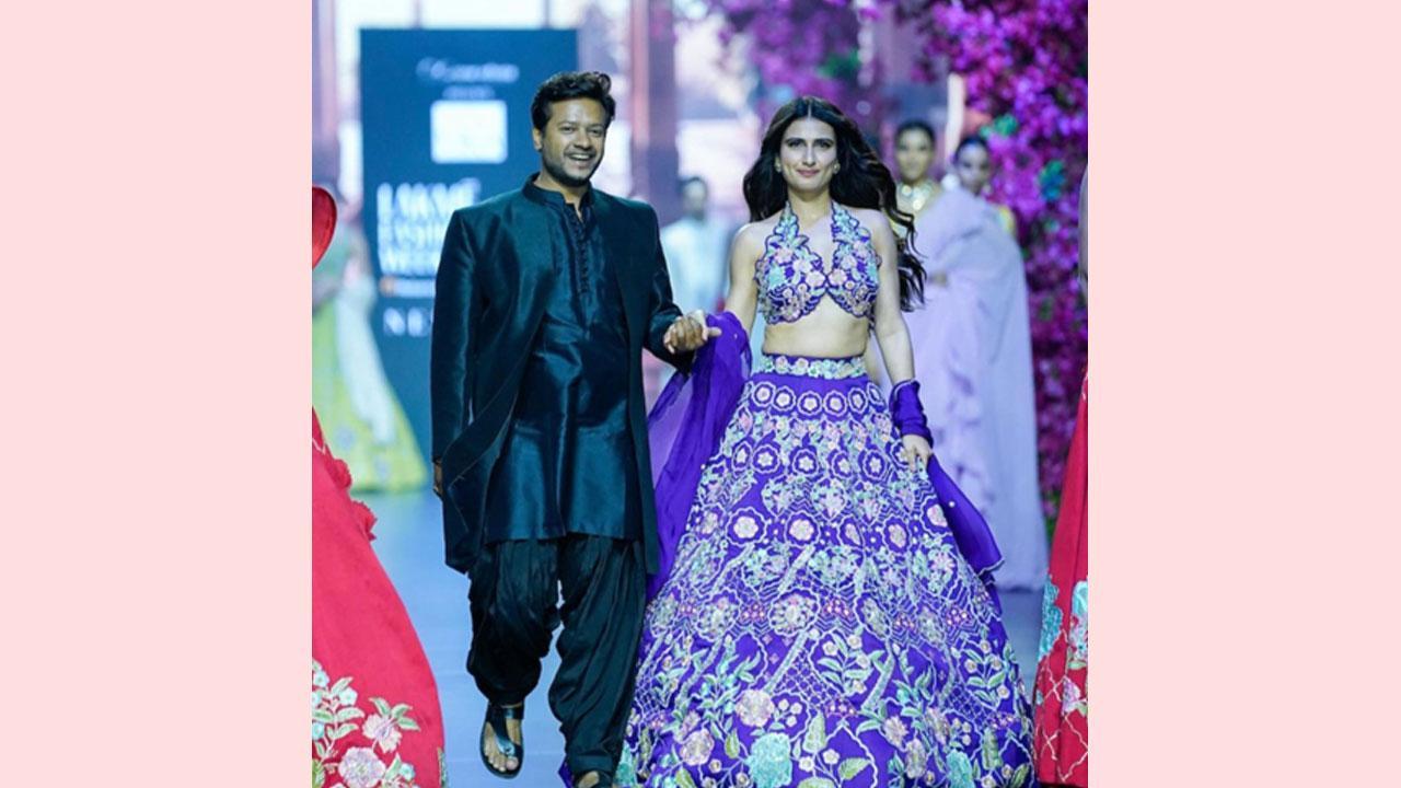 Designer Arvind Ampula displays his grand collection at FDCI Lakme Fashion Week 2024