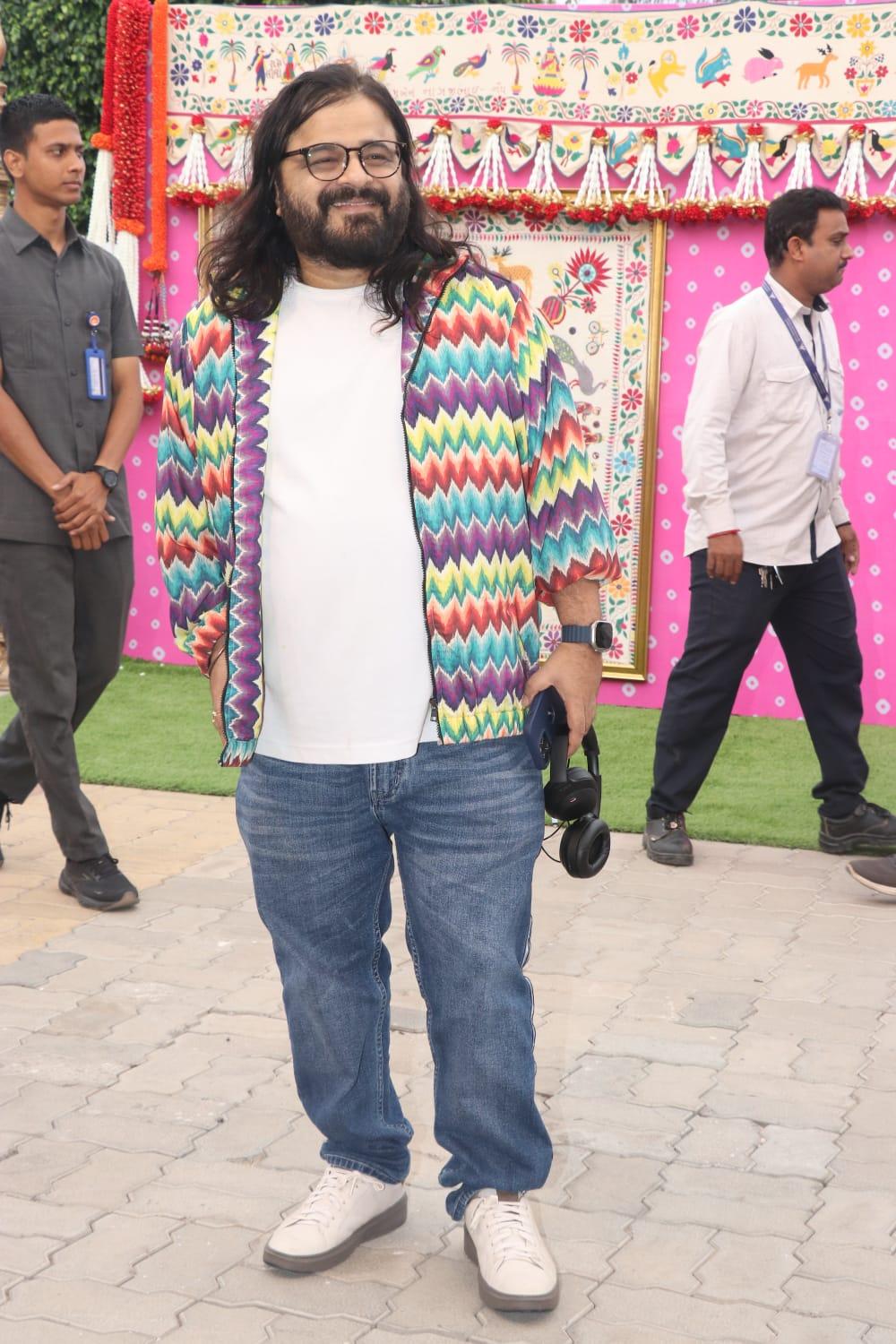 Pritam was snapped as he reached Jamnagar