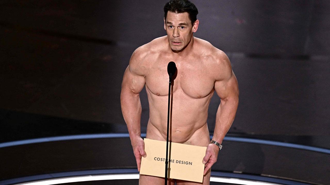 Oscars 2024: John Cena arrives naked on stage 
