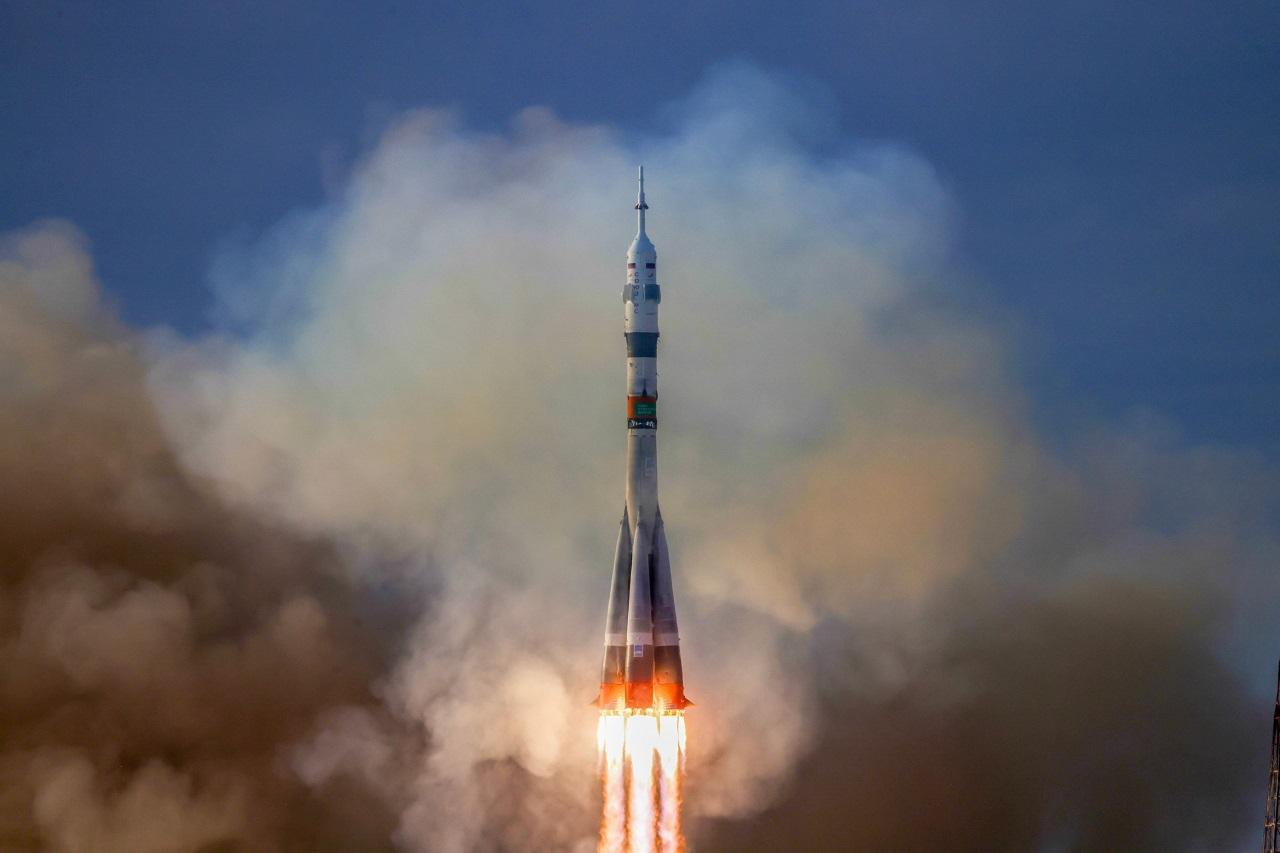 The launch had been planned for Thursday but was halted by an automatic safety system about 20 seconds before the scheduled liftoff. The head of the Russian space agency, Yuri Borisov, said the launch abort was triggered by a voltage drop in a power source