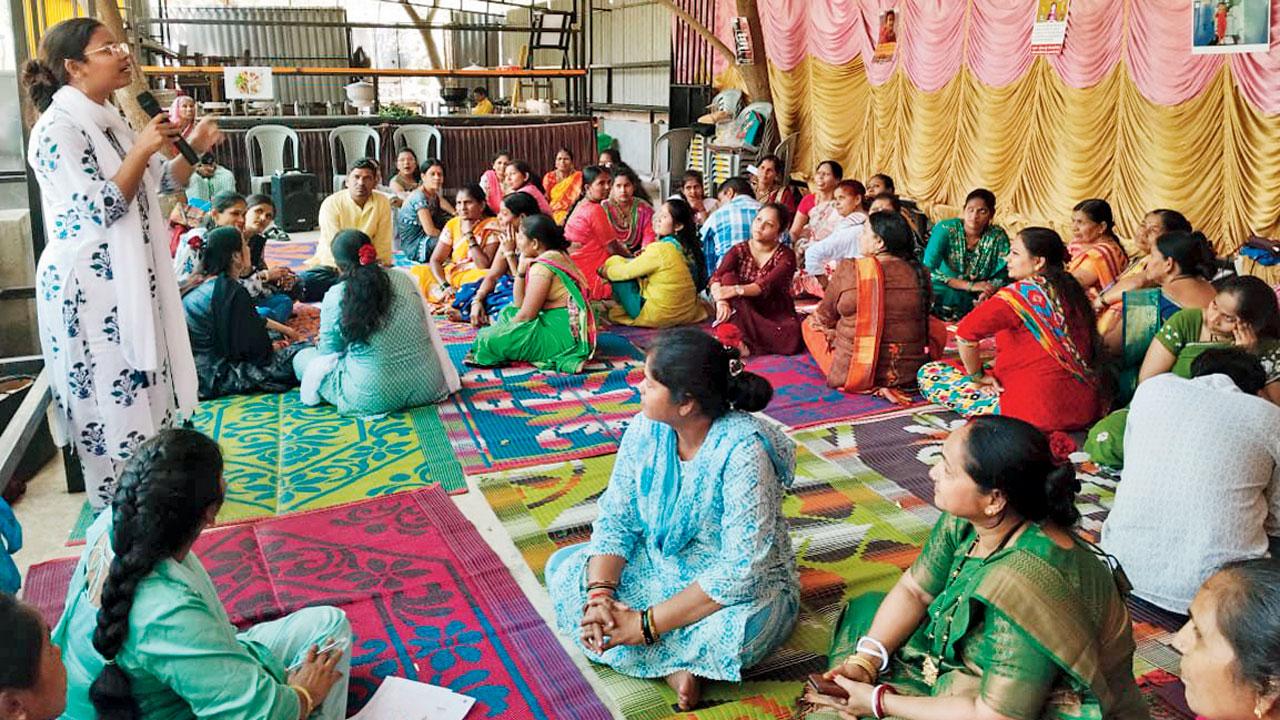 Migrant women labourers celebrate  International Women’s Day at Aarey Forest