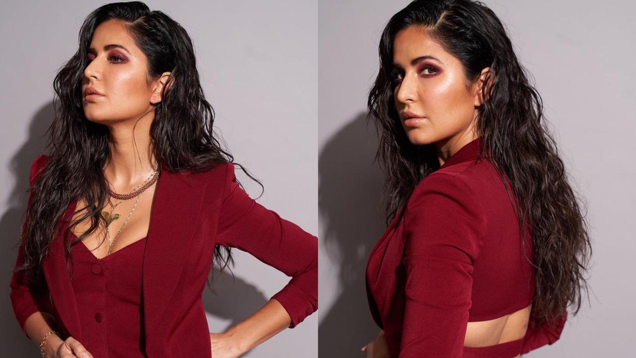 Katrina Kaif turned heads at the GQ Best Dressed 2019 event in a striking red Nikhil Thampi suit. This oxblood-hued power suit, featuring bold slits and a figure-flattering cut, showcased both feminine and powerful elements. The stylist, Bhawna Sharma, accentuated the look with minimal jewelry and a dewy makeup palette featuring pink tones and messy, wet-look hair