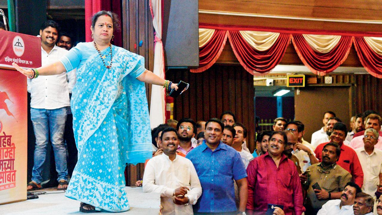 Uddhav Sena spokesperson and former Mumbai Mayor Kishori Pednekar. File Pic/Rane Ashish