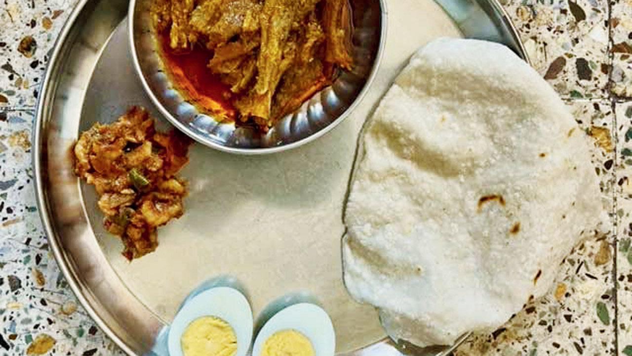 A traditional home-cooked Koli meal