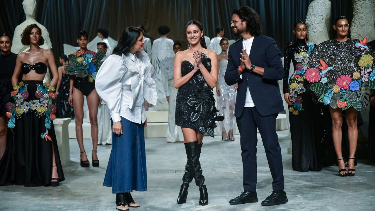 Ananya Panday, muse for Rahul Mishra, closes Lakme Fashion Week X FDCI 2024