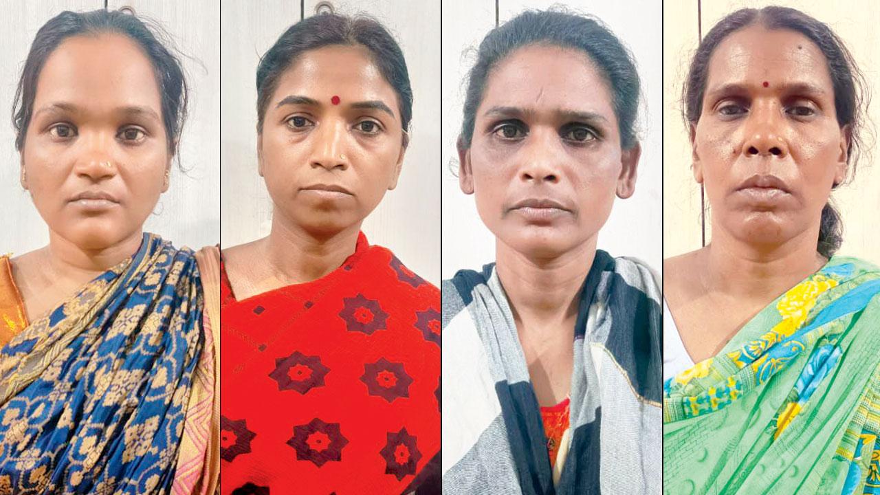 Madhuri Kedari, Jyoti Shellar, Rekha Patil alias Rupali and Mangal Mahapure