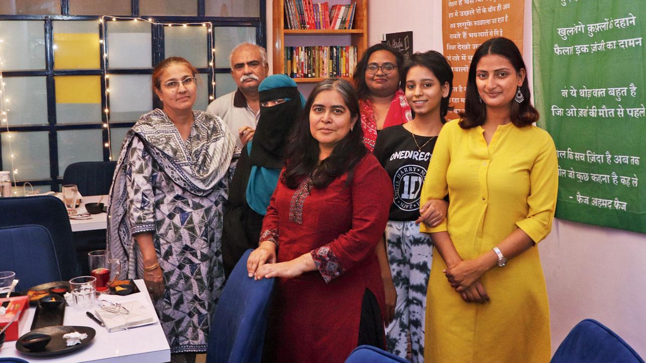 Khan’s friends and family keep popping in the space, which is intended to help you shed your inhibitions and just exist freely within the walls