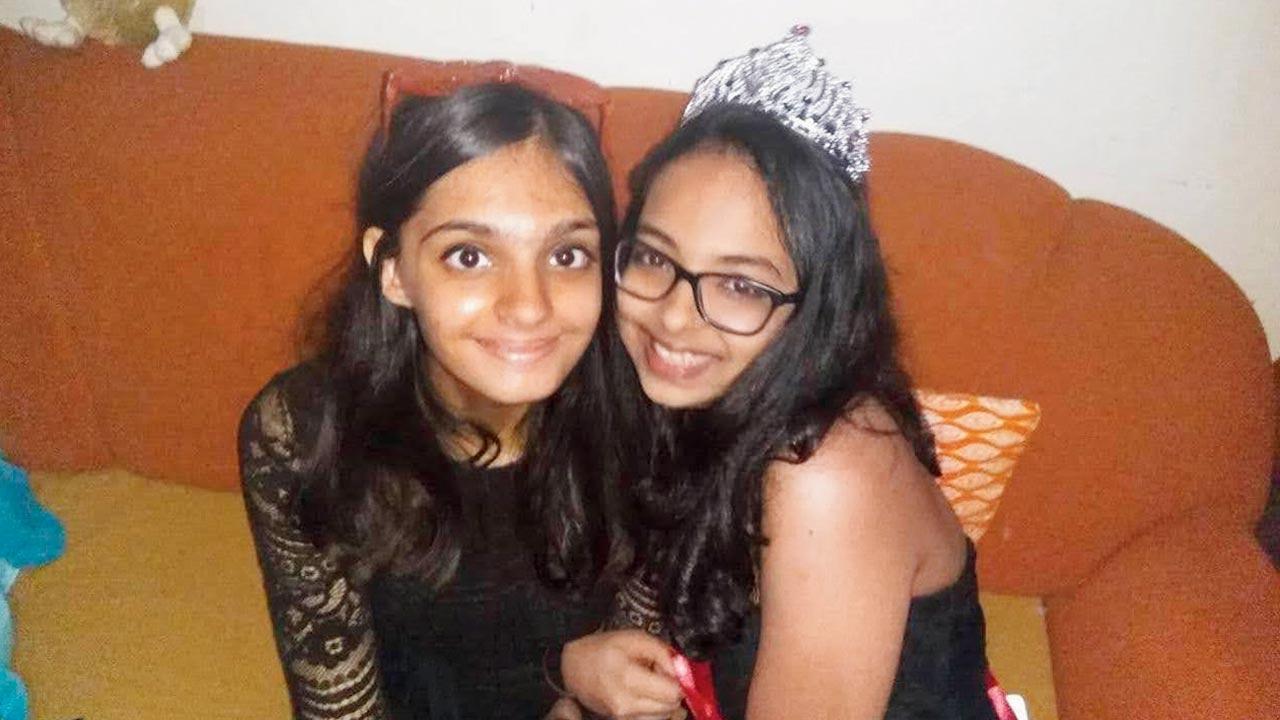 Jhanvi with Diya Padalkar, her close friend and next door neighbour—and now the accused in her murder 