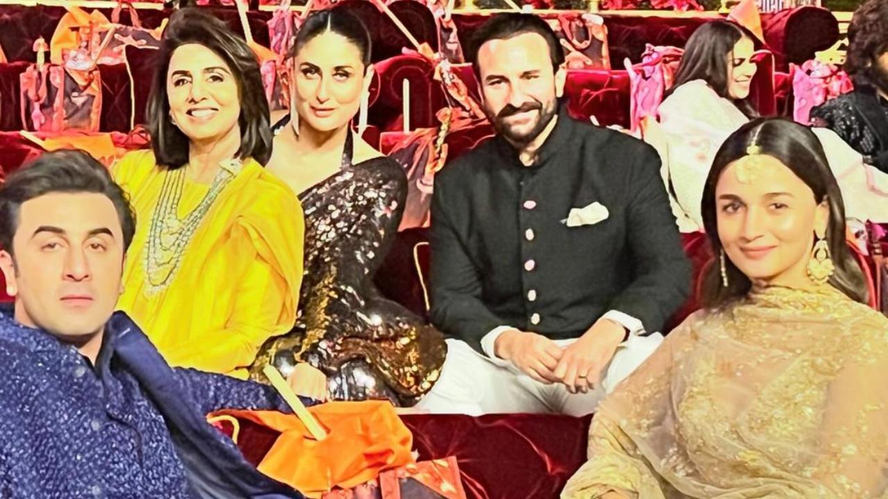 Anant Ambani and Radhika Merchant Pre-Wedding: Neetu Kapoor shares picture-perfect moments with Ranbir-Alia, Kareena-Saif from the wedding