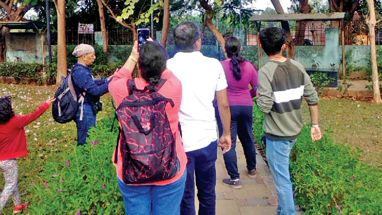 Participants at a recently held nature walk in Dahisar