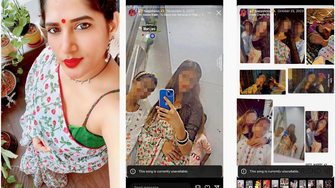 Eshika noticed on Instagram that the accused was wearing the same saree that she owned