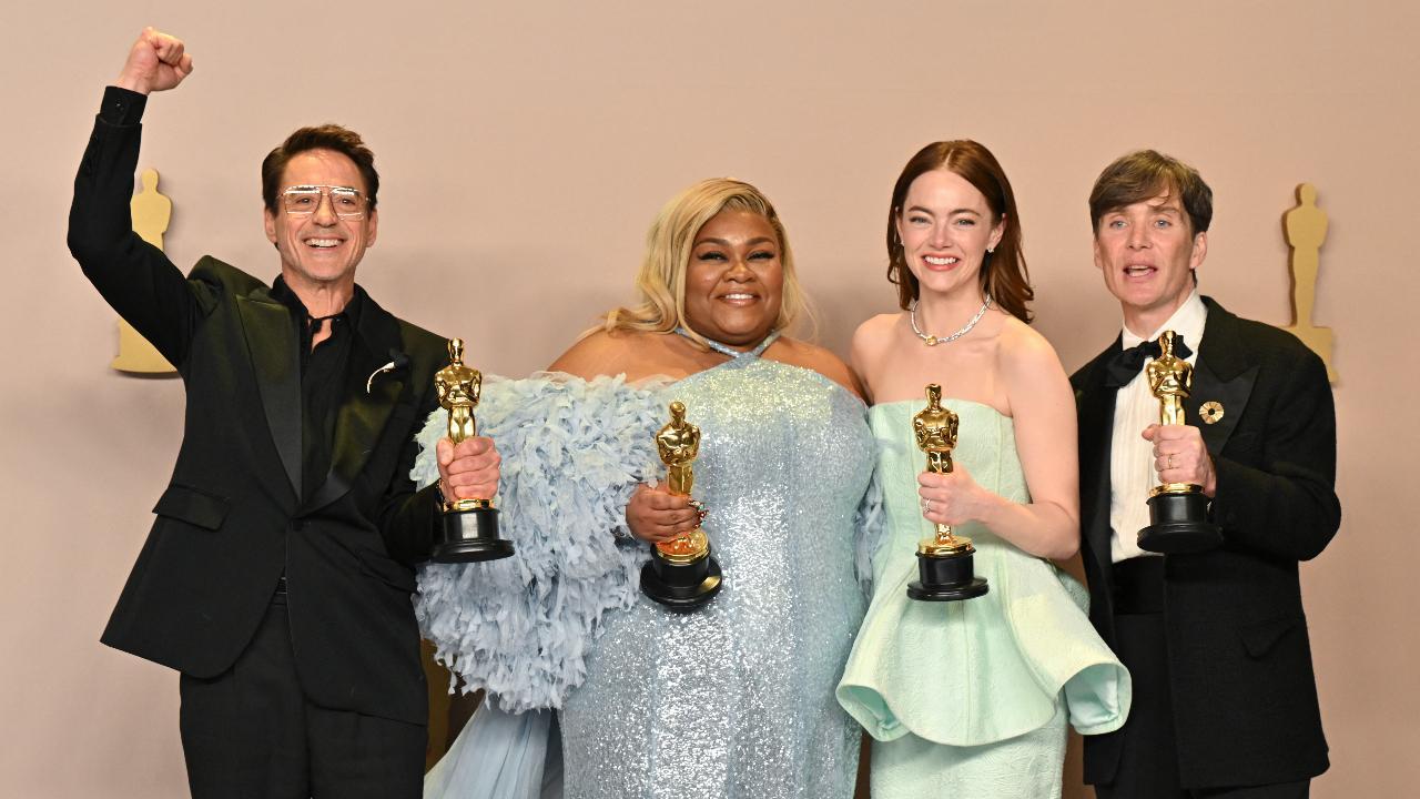 This year, the winners list includes the likes of Cillian Murphy, Emma Stone, Robert Downey Jr., Da'Vine Joy Randolph, and Christopher Nolan among others. Photos Courtesy: AFP