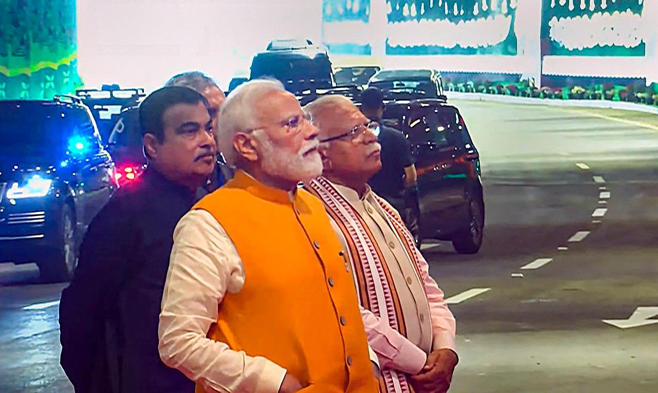 The prime minister also held a road show