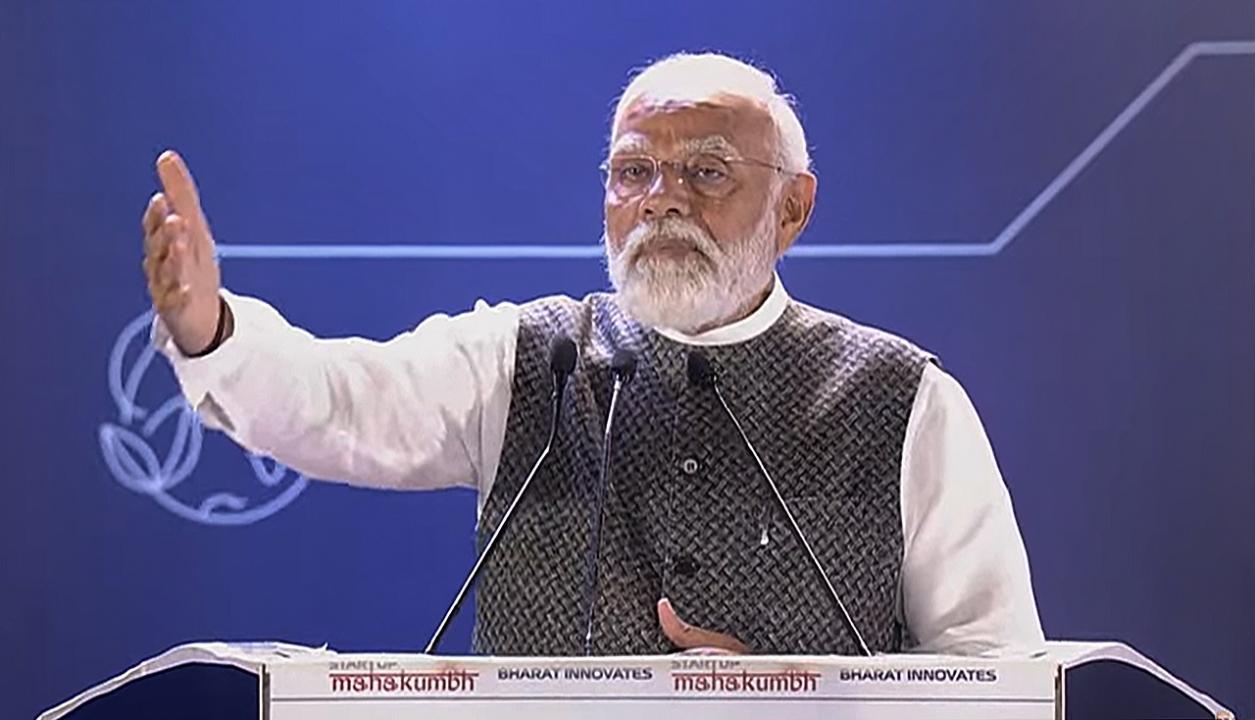 Some in politics need to be launched repeatedly, unlike startups, says PM Modi