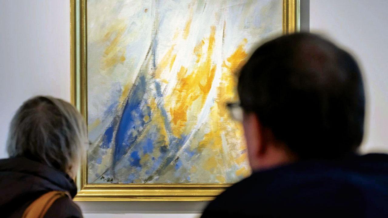 Painting by Denmark’s queen auctioned