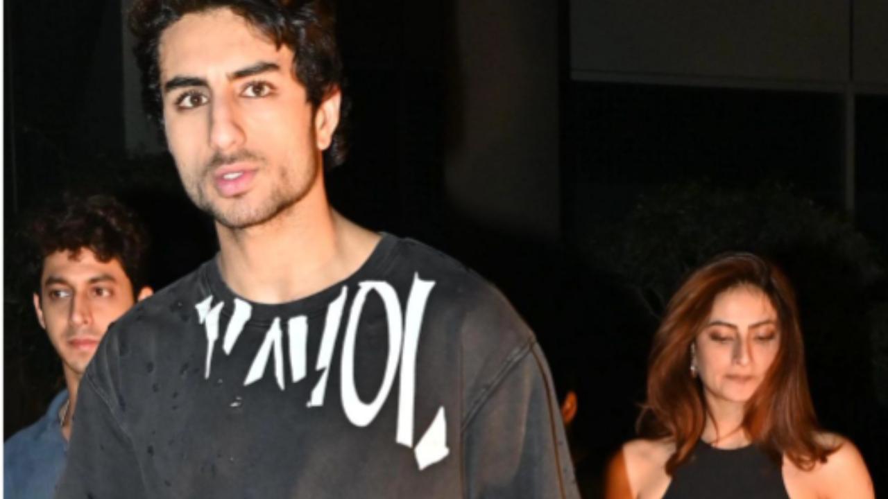 Rumoured couple Ibrahim Ali Khan and Palak Tiwari go out on a dinner date