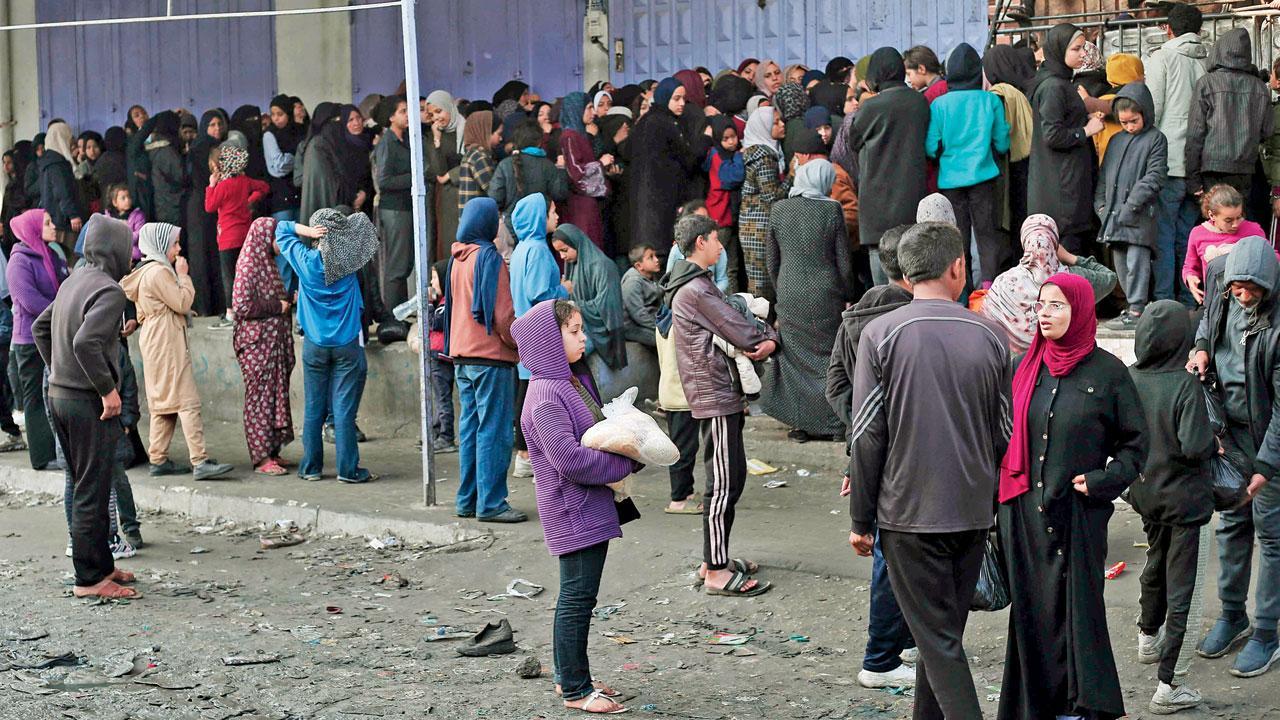Strike on Palestinians waiting for aid kills 70