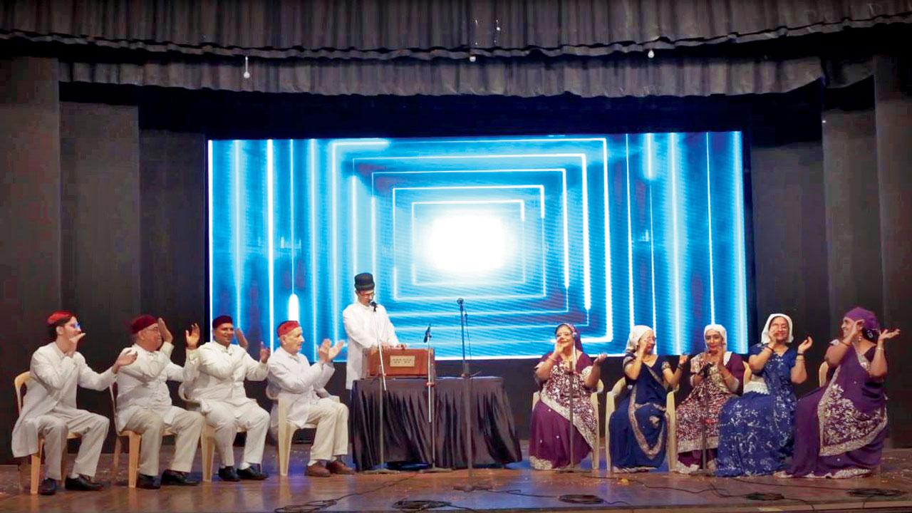 The group performs at the Birla Matoshree Sabhagriha in Marine Lines