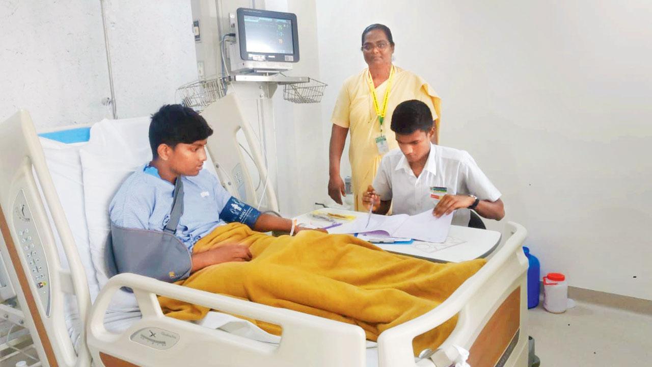 Mumbai: SSC student takes exam from hospital bed