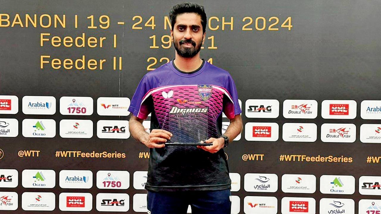 Sathiyan wins first-ever WTT Feeder title