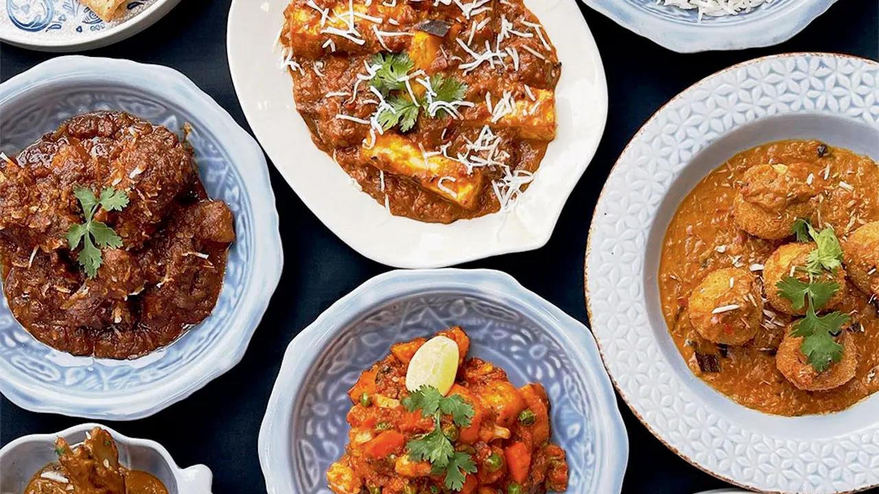 We love the contemporary take of Iranian cafés at SodaBottleOpenerWala. Steering away from their usual bhonu, this time Chef Irfan Pabaney has a whole spread to choose from. From lagan nu stew to paneer patio to badami kofta curry, margi nu salan, badami gosht and Persian pudding with coffee ice cream—take your pick.
SodaBottleOpenerWalaPRICE: Rs 325 onwardsTO ORDER: 7208871560