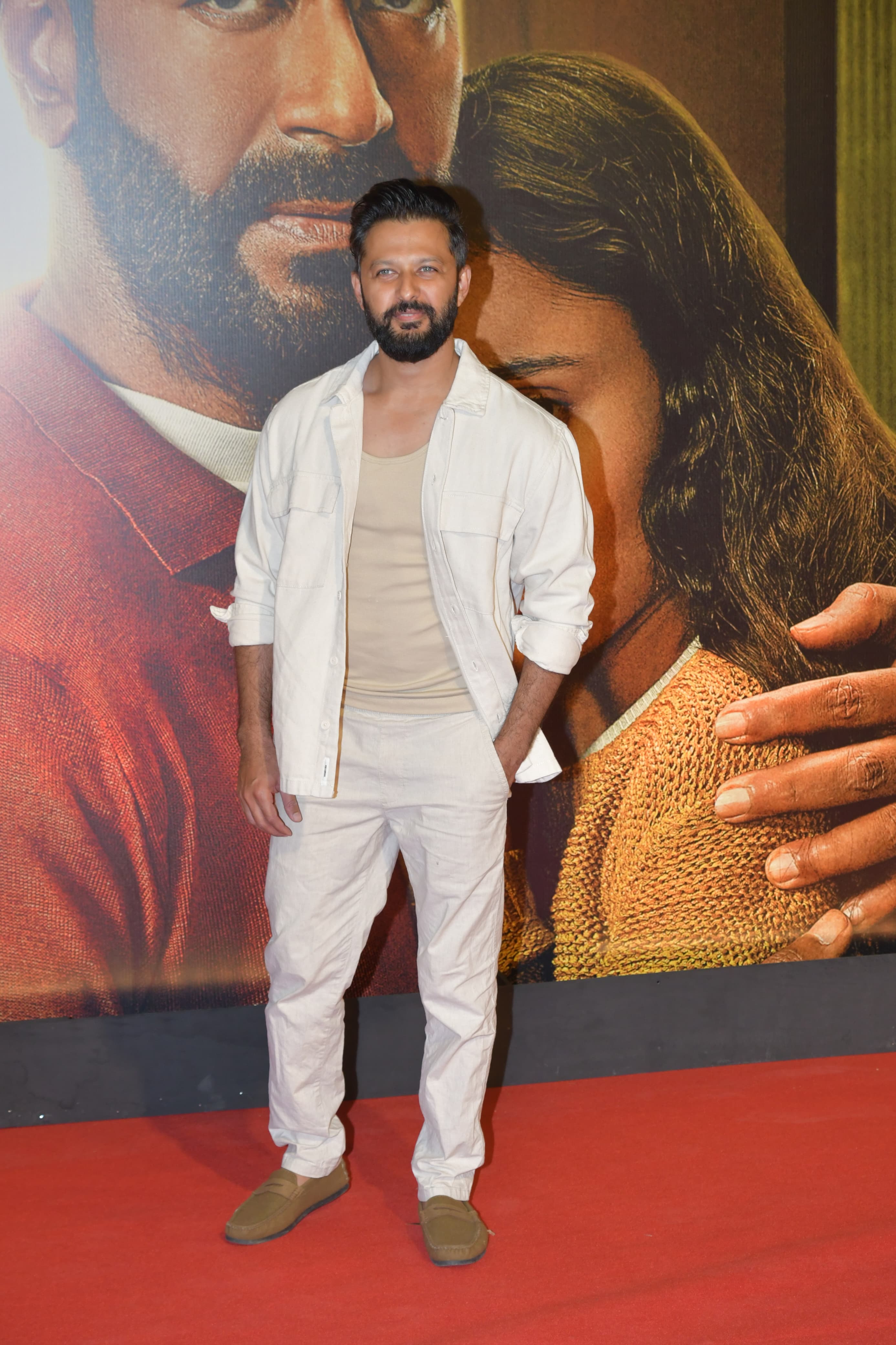 Vatsal Seth was snapped as he attended the screening of Shaitaan