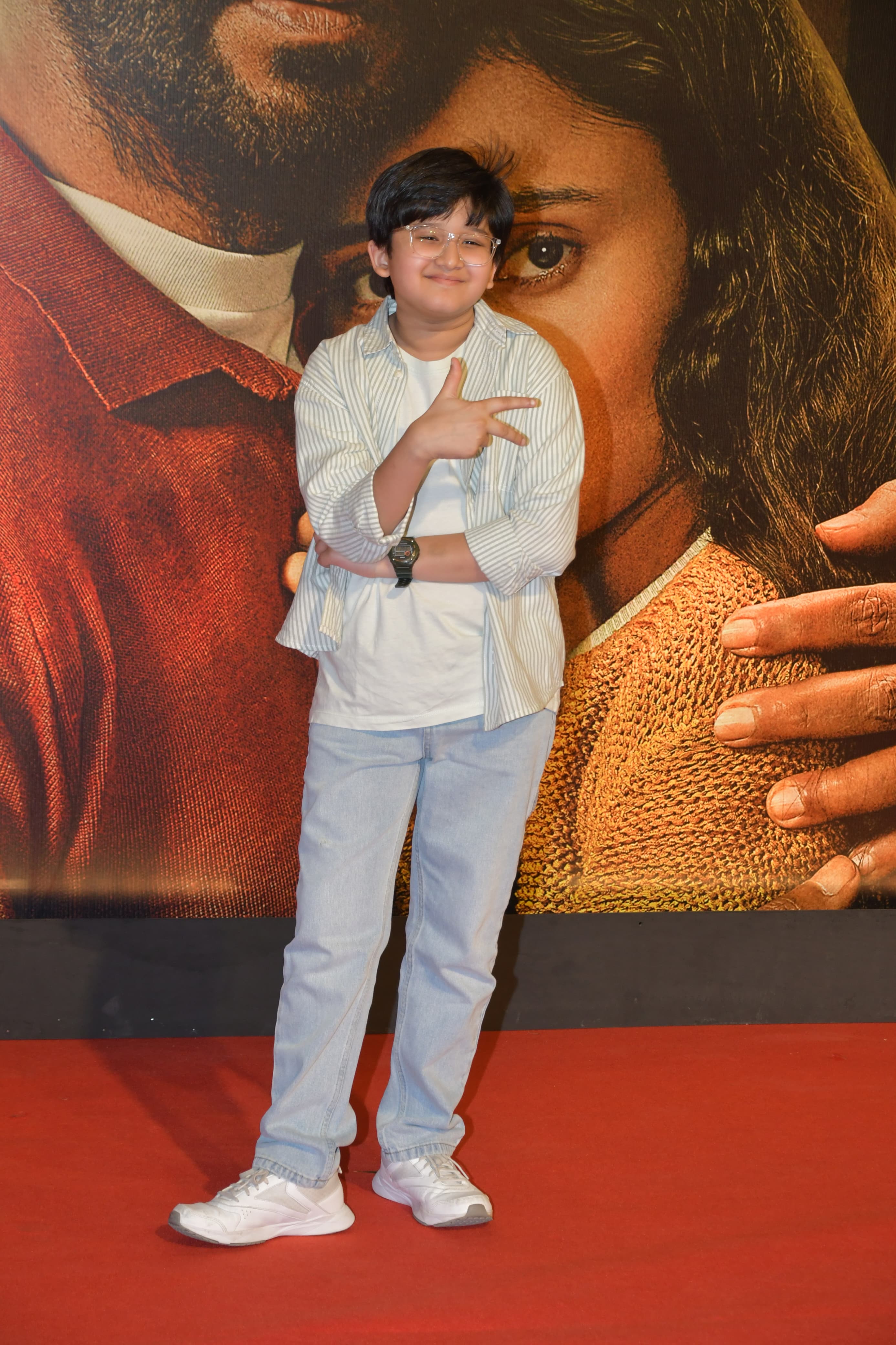 The cute little boy Angad, who plays a pivotal part in the film, also attended the grand screening