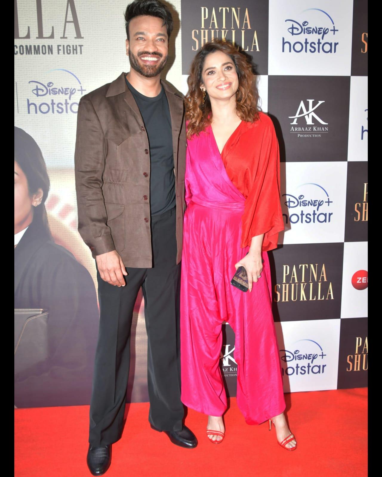 Power Couple Ankita Lokhande and Vicky Jain also attended the star-studded screening