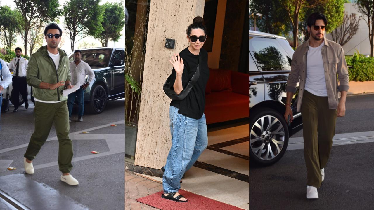 Spotted in the city: Ranbir Kapoor, Karisma Kapoor, Sidharth Malhotra and others