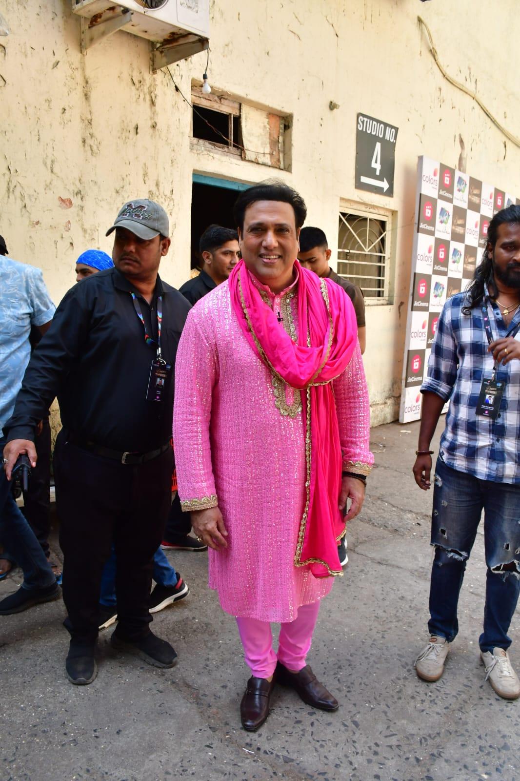 Govinda, who will be appearing as a guest on Dance Deewane, was snapped in the city