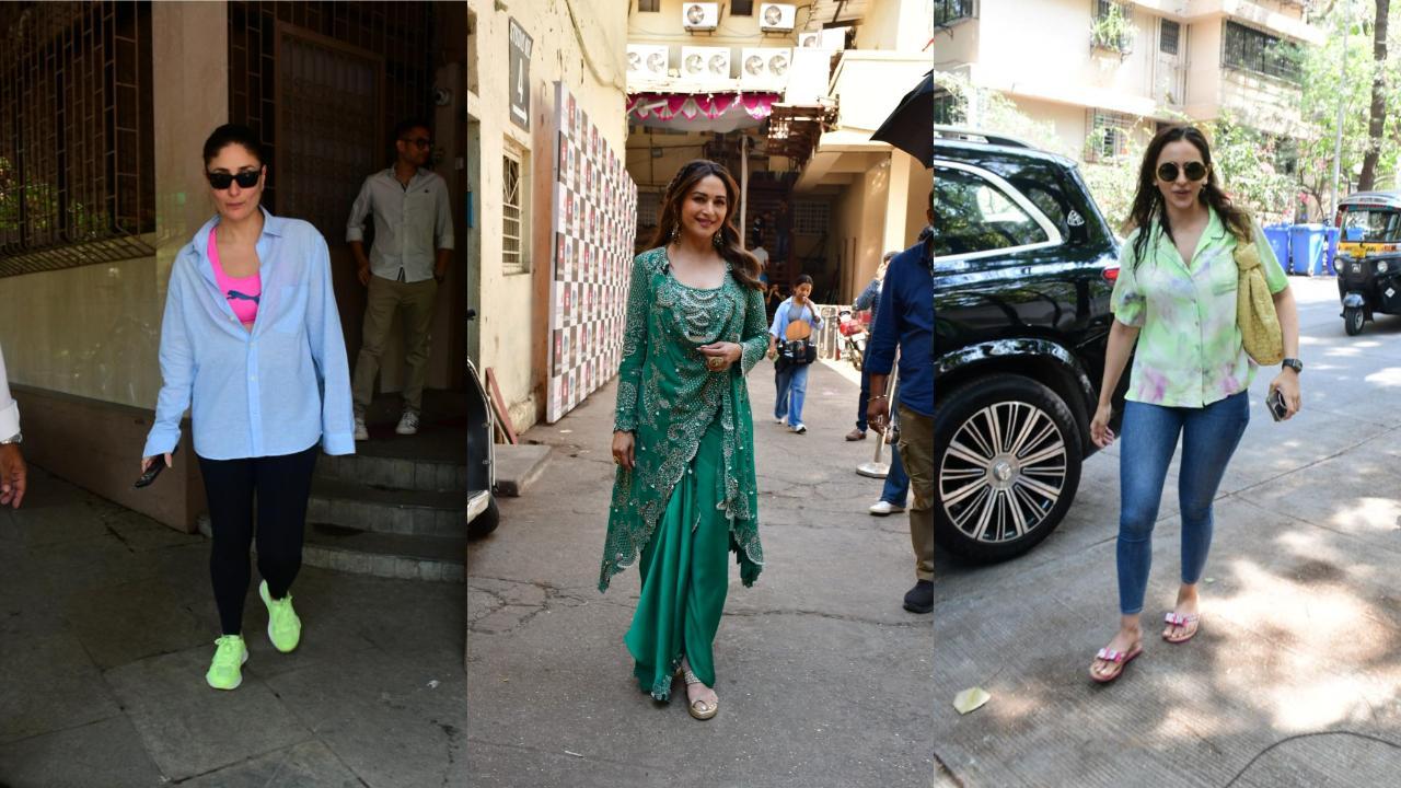 Spotted in the city: Kareena Kapoor, Madhuri Dixit, Rakul Preet Singh and others