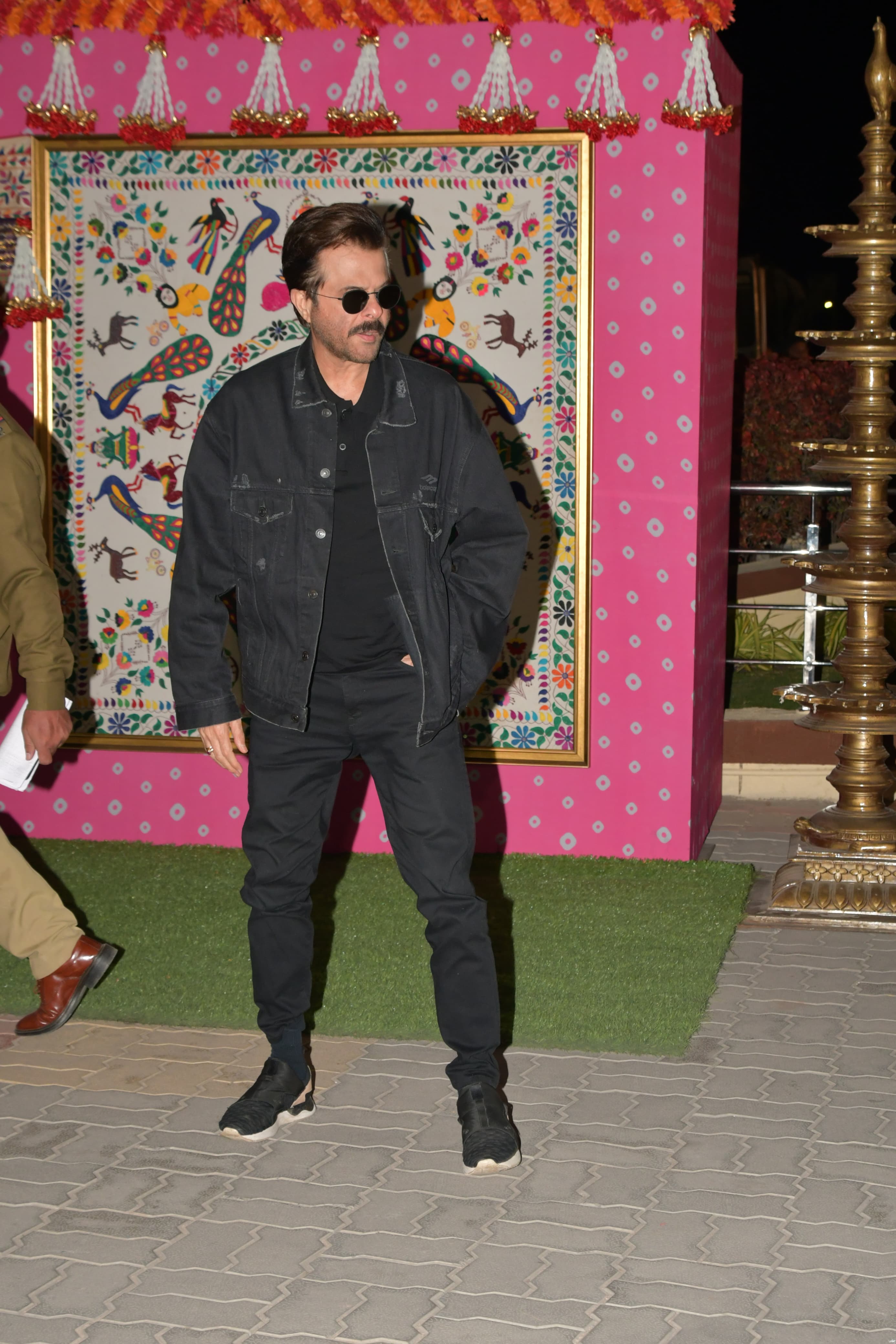 Anil Kapoor was among the stars who attended the Ambanis' grand function