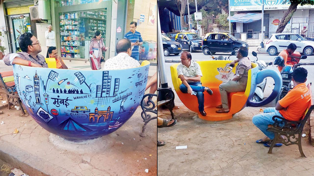 Street furniture gets apt and aesthetic at Shivaji Park