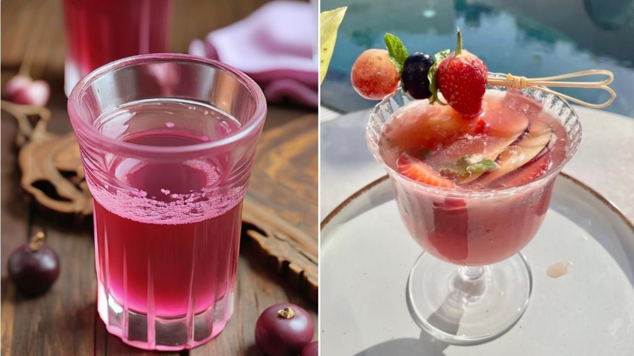 Indian chefs say you can not only make a classic kokum sharbat but also a cucumber mint cooler or apple, strawberry, watermelon cooler. Photo Courtesy: Special Arrangement