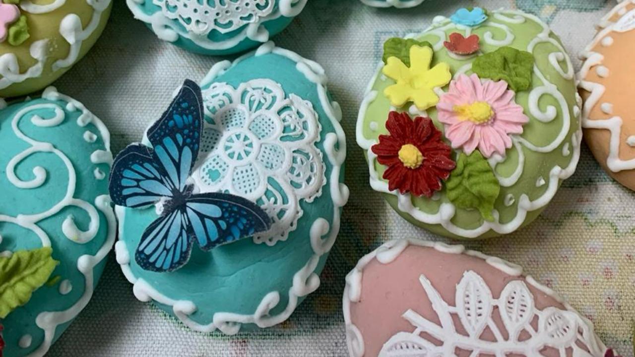 Over the years, the 46-year-old Mumbaikar not only got better at making the Easter eggs but also creating beautiful designs on them. Now, she embellishes each egg with sugar pearls, sprinkles, and even butterflies, which is her favourite form of decoration. In a world of traditional Easter symbols like bunnies and rabbits, she believes adding a touch of butterflies brings a refreshing twist that echoes the vibrant diversity of spring gardens. In different shades of pink, blue, yellow and orange, Dlima makes them for close family and friends. 