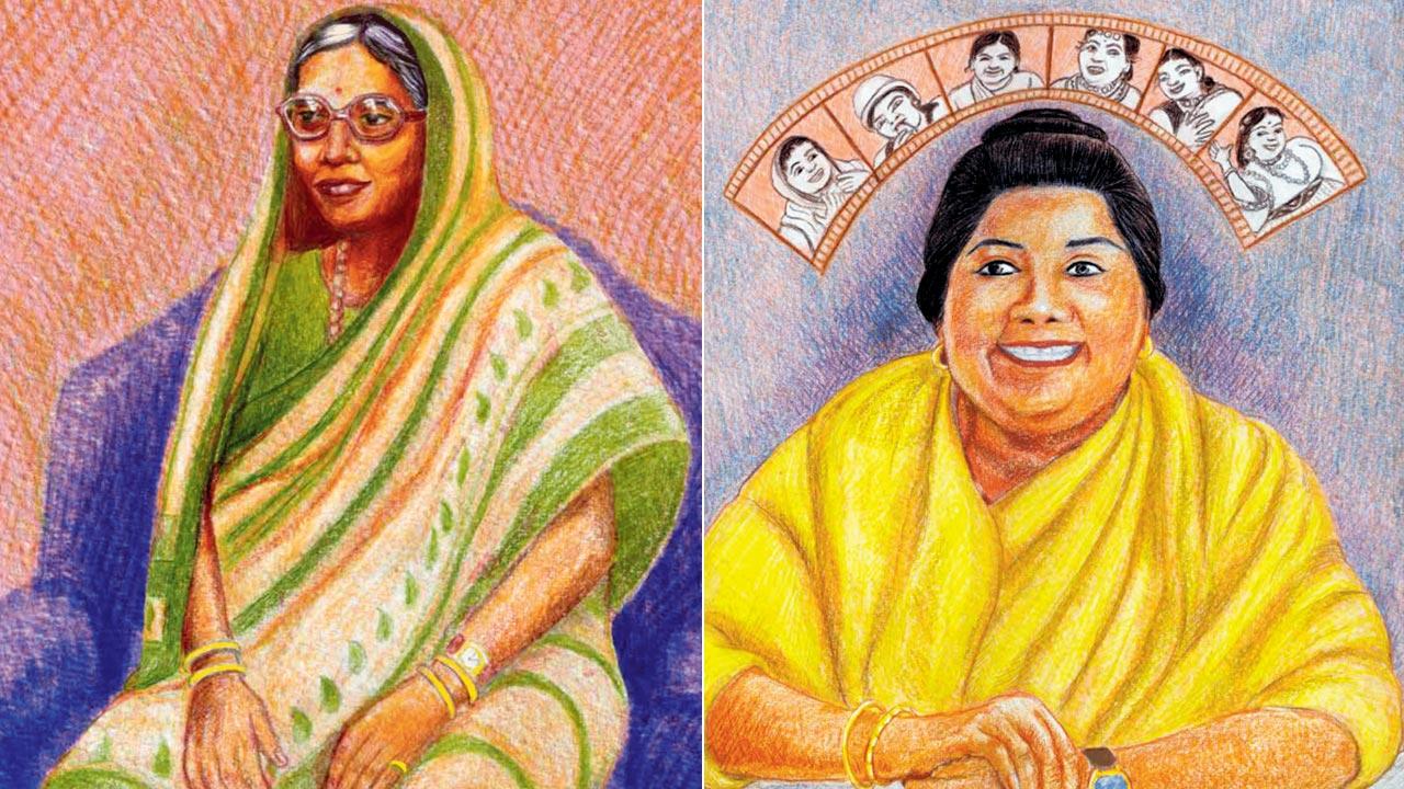 Shantabai Kamble and Uma Devi Khatri AKA Tun Tun