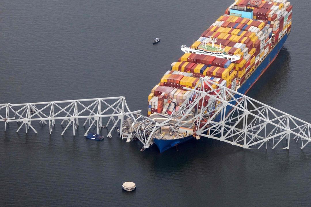 In Photos: Baltimore bridge collapses after cargo ship rams into support column