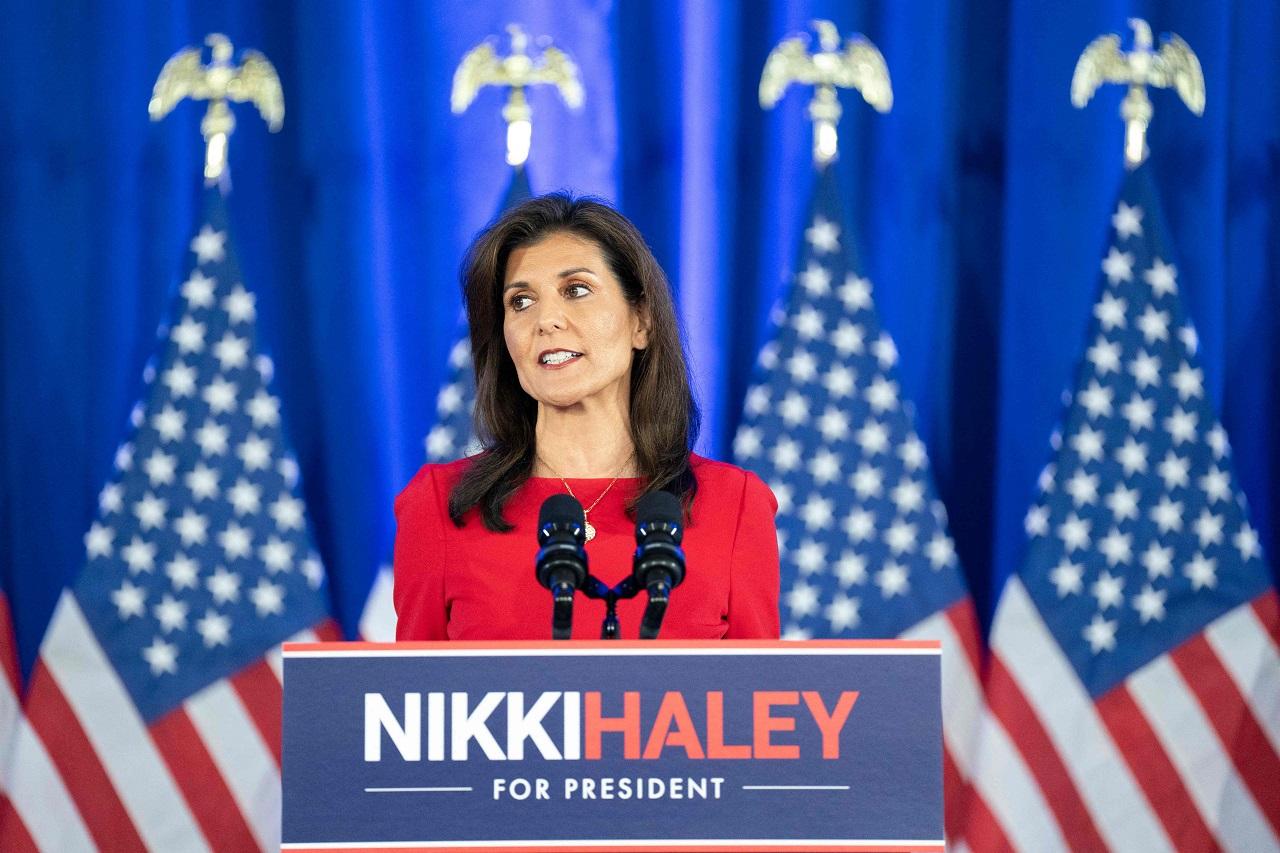 Trump on Tuesday night declared that the GOP was united behind him, but in a statement shortly afterward, Haley spokesperson Olivia Perez-Cubas said, 