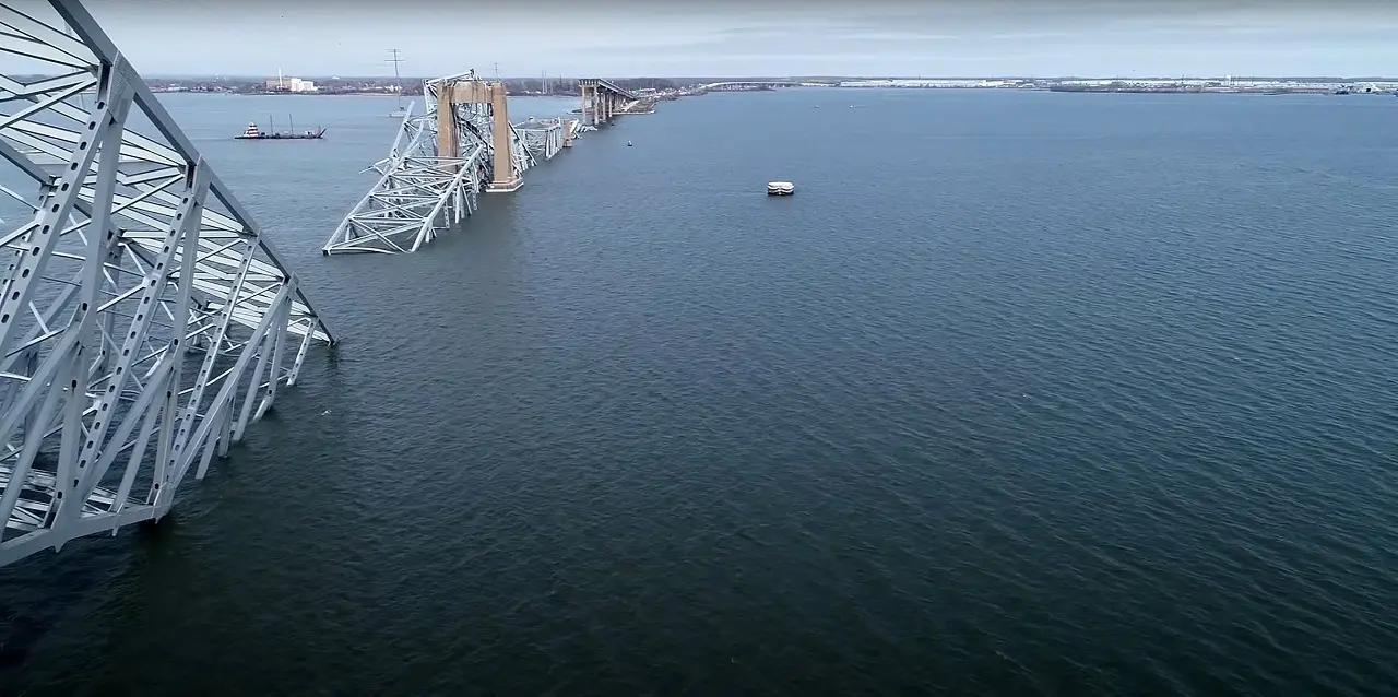 Francis Scott Key Bridge collapsed/ AFP