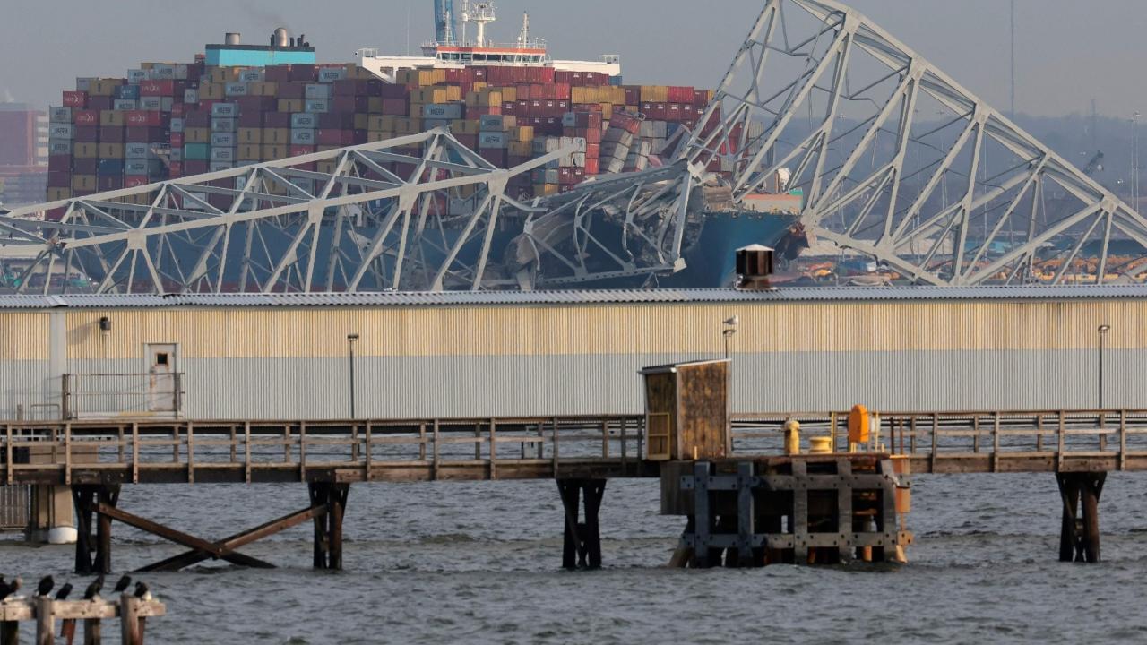 Baltimore's Key Bridge collapses after being hit by cargo ship