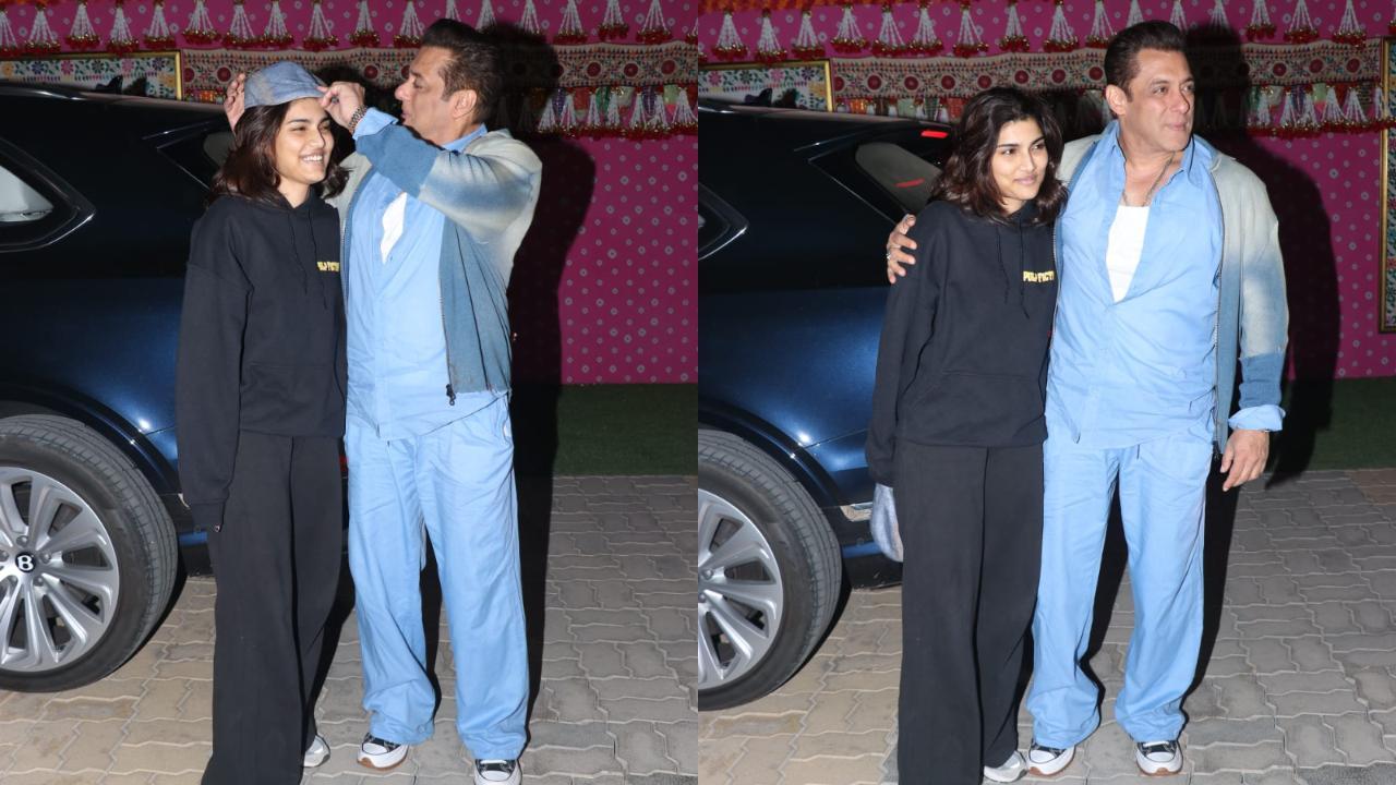 Check out Salman Khan and Alizeh Agnihotri's cute moment as they leave Jamnagar post Anant-Radhika pre-wedding bash