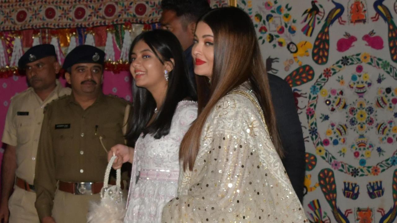 Aaradhya Bachchan flaunts new hairstyle at Anant-Radhika's pre-wedding