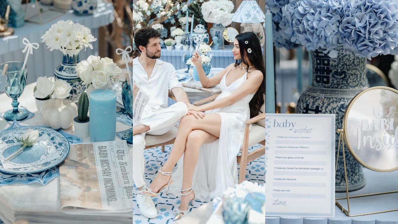 Inside Alanna Panday's 'all things blue' themed baby shower 