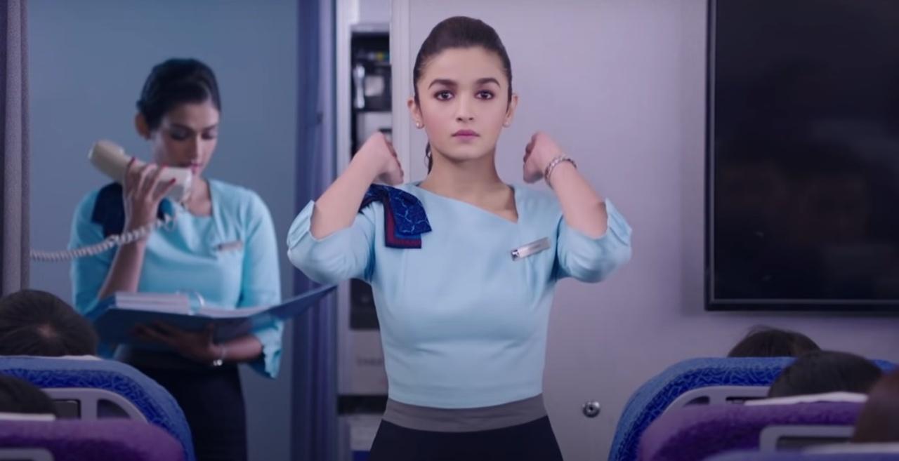 In ‘Badrinath Ki Dulhania’, Alia Bhatt trains to become an air hostess and eventually opens a training centre for other women, who wish to pursue the profession. 