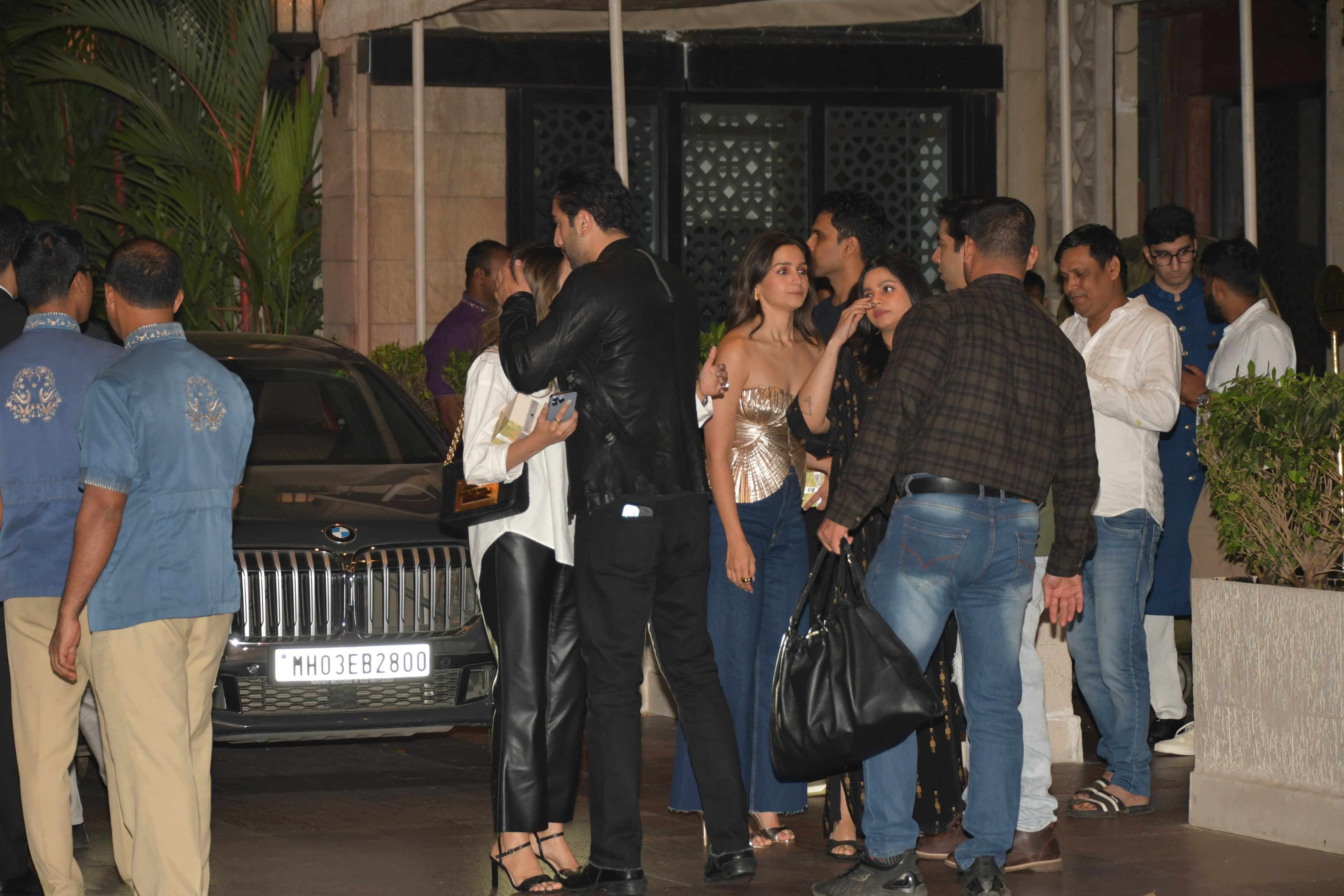 Pictures from the party went viral, showing Kapoor giving affectionate hugs and kisses to his sister-in-law Shaheen Bhatt. Kapoor hugged Shaheen tightly and planted a gentle kiss on her forehead before she left for her car.