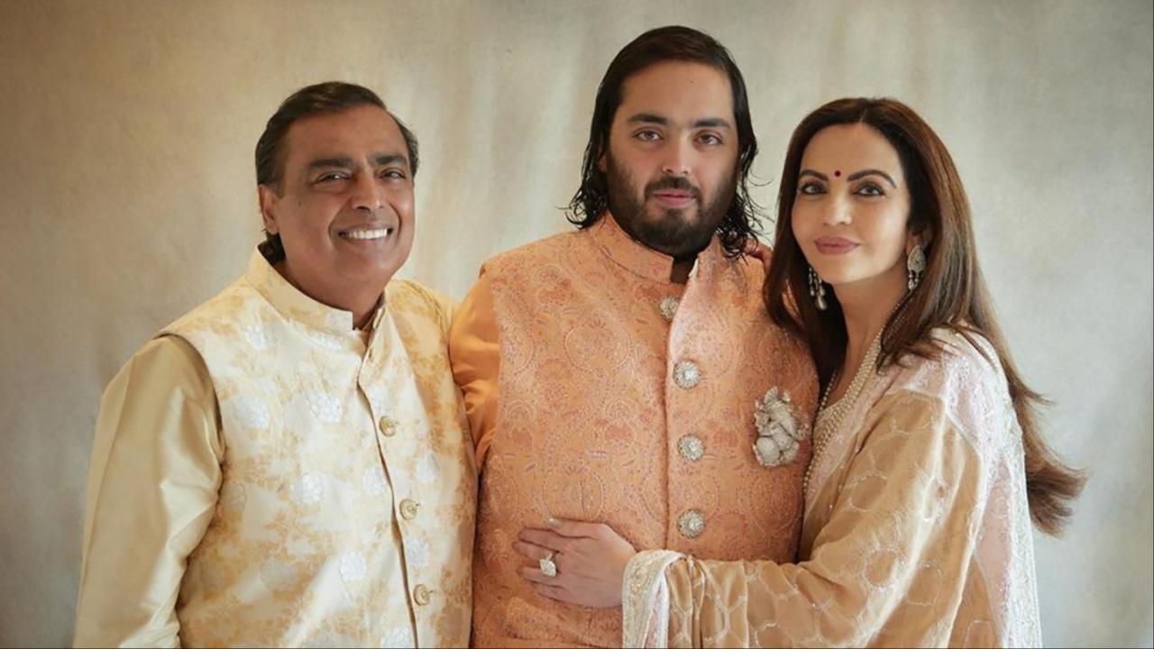 Billionaire tycoon Mukesh Ambani and his wife Nita Ambani, chairperson and founder of the Reliance Foundation with their son Anant Ambani. Photo Courtesy: AFP PHOTO /RELIANCE
Catch Anant Ambani-Radhika Merchant pre-wedding LIVE updates here